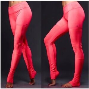 Alo Mesh Goddess Leggings (Pink)